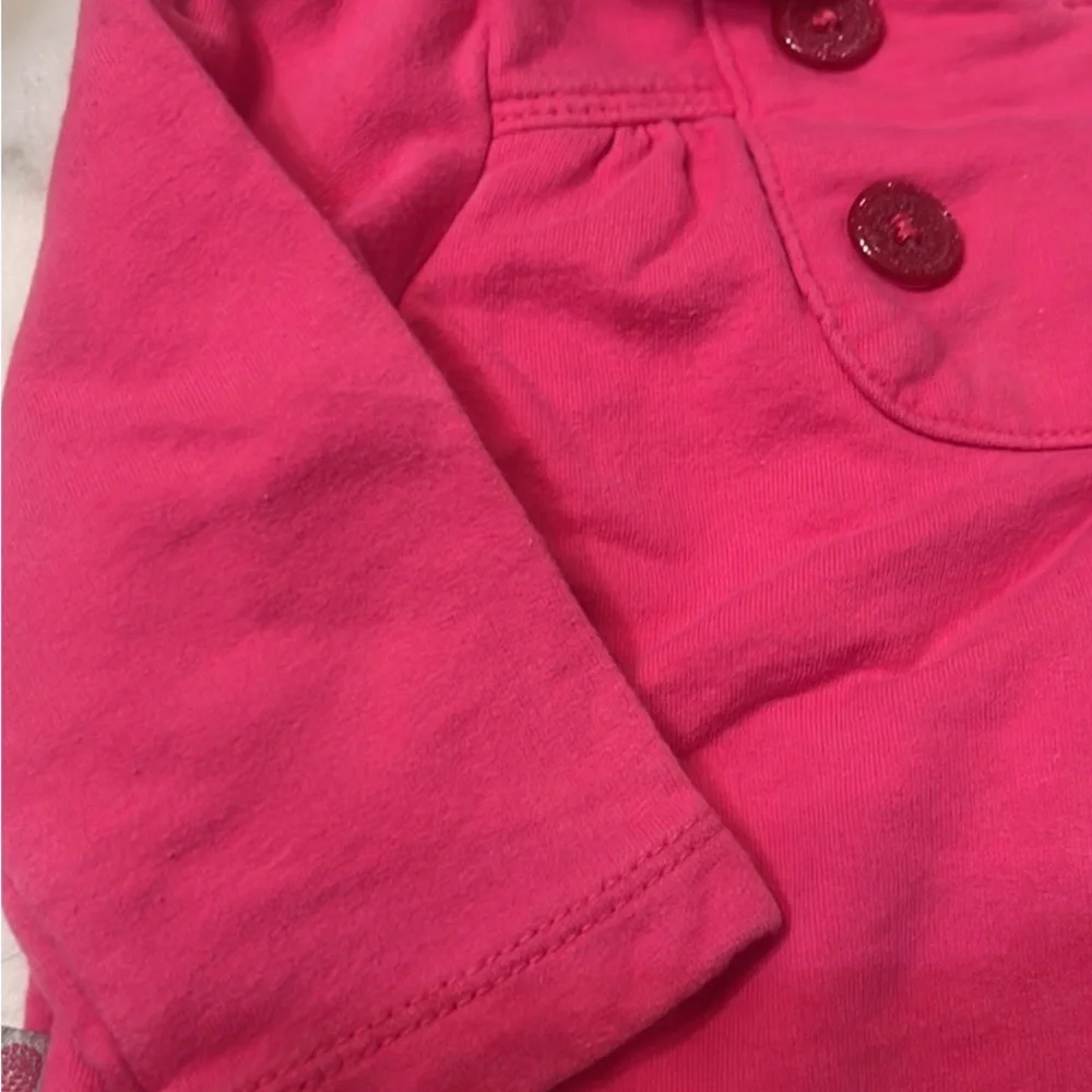 Carter’s Just One You 9 Months Baby Girl Pink 100% Cotton Light Jacket Buttons